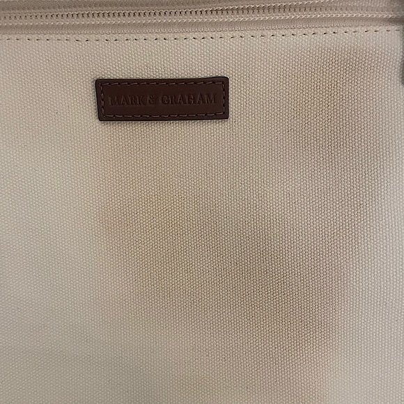 Mark & Graham “Pop of Color” Canvas Weekender - Picture 12 of 12